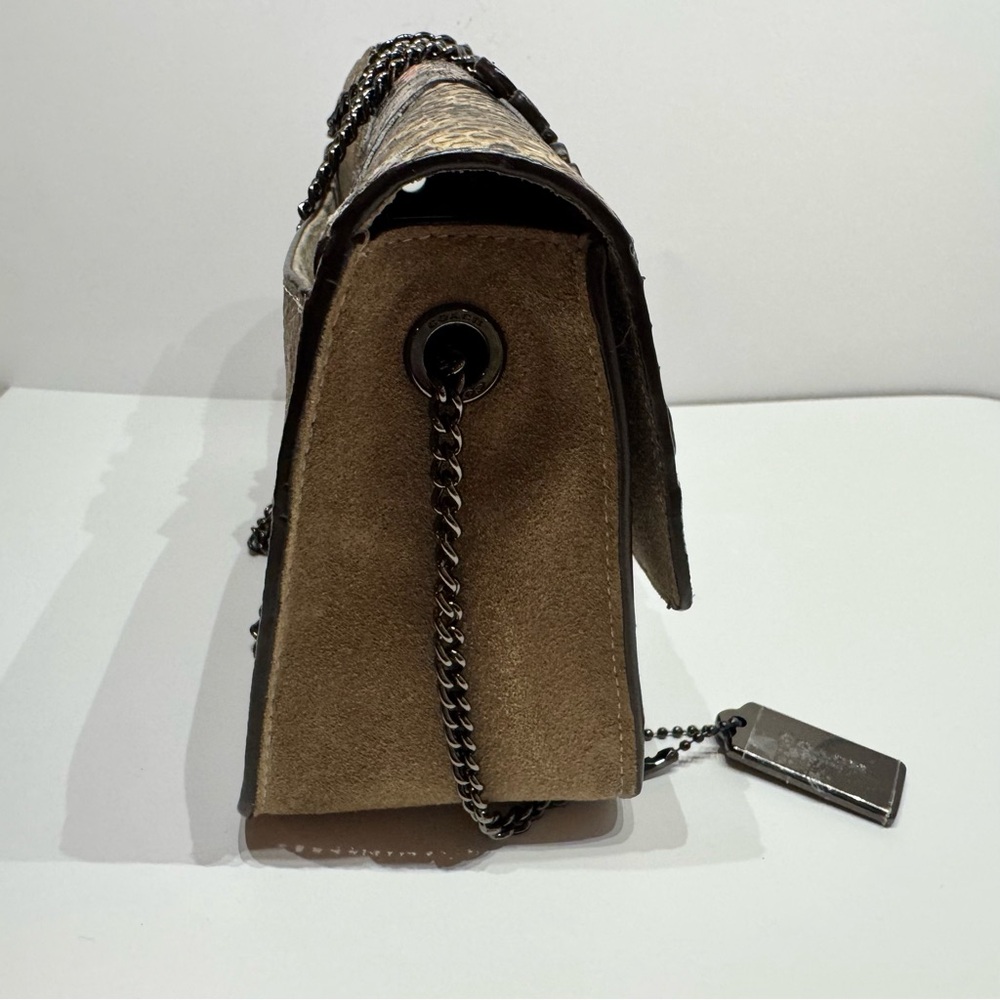 Coach Patchwork Bowery Crossbody Snakeskin 12071 in perfect preowned condition - Picture 12 of 16